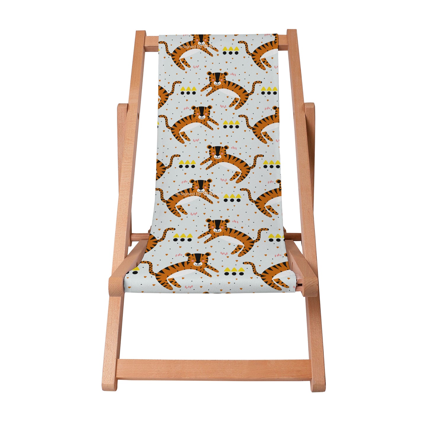 Liegestuhl für Kinder Tiger Roar