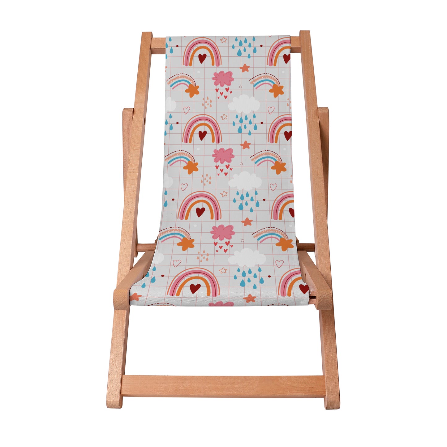 Liegestuhl für Kinder Pink Rainbow