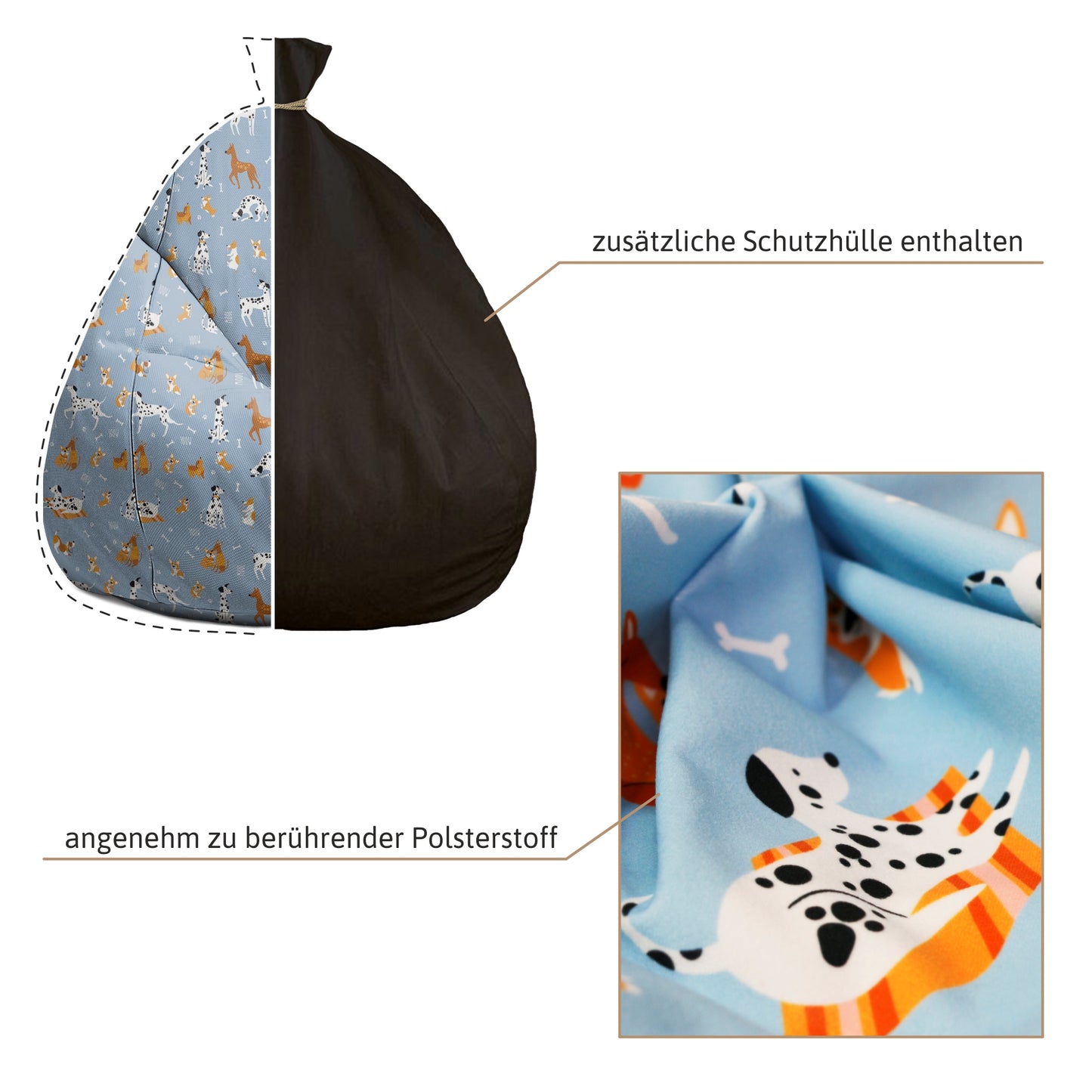 Sitzsäcke Butterflies and Rainbows
