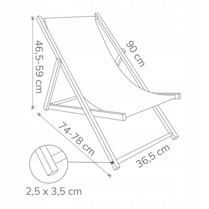 Liegestuhl für Kinder Catching Stars