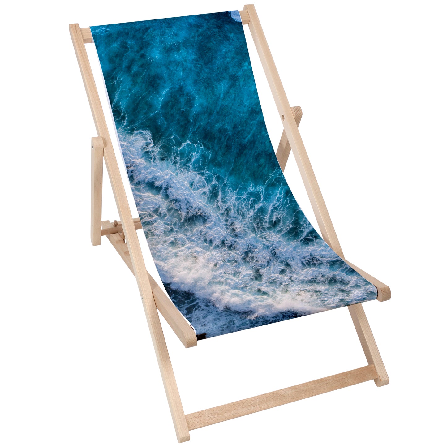 Holz Liegestuhl Beach Waves - esunbed