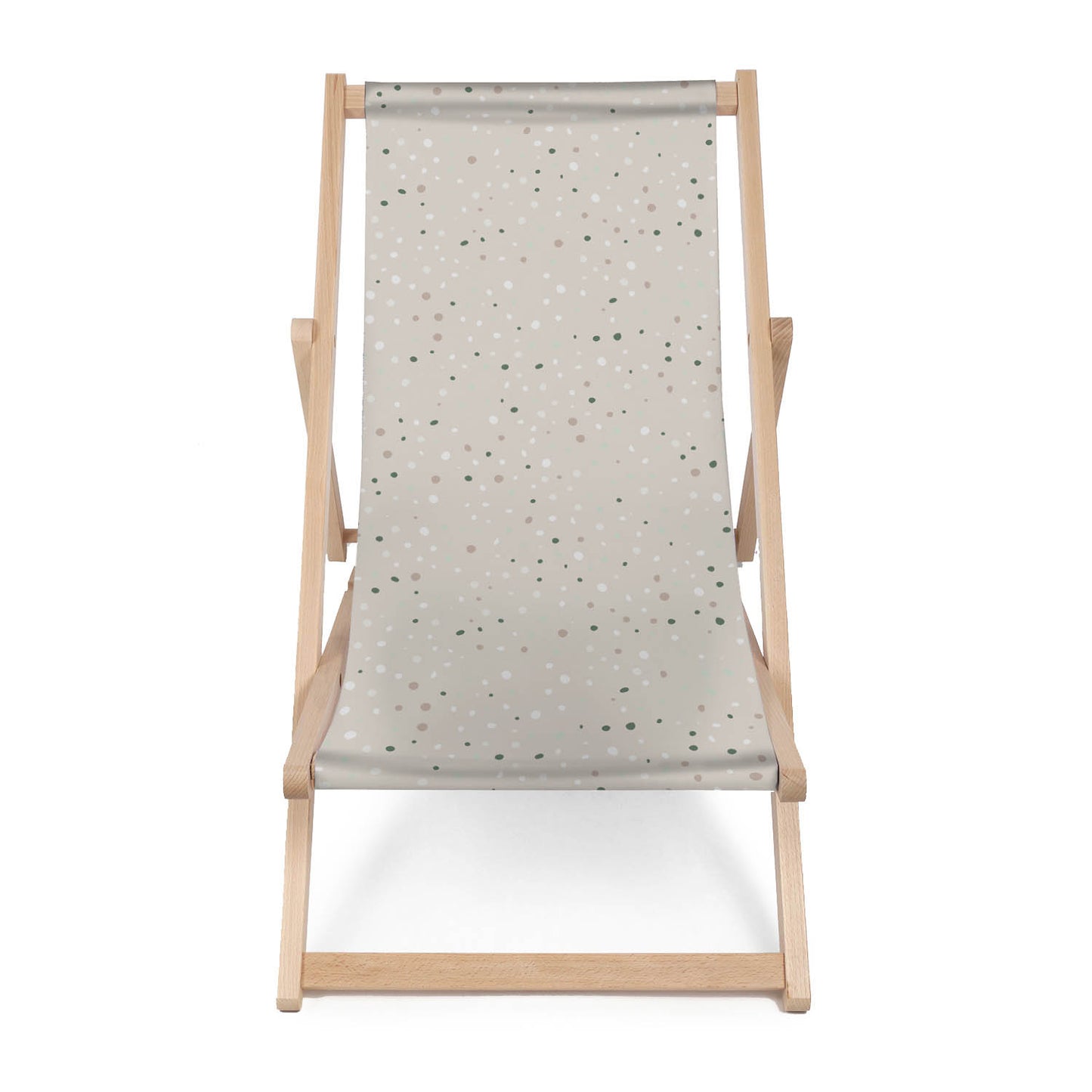 Holz Liegestuhl Geometric Dots