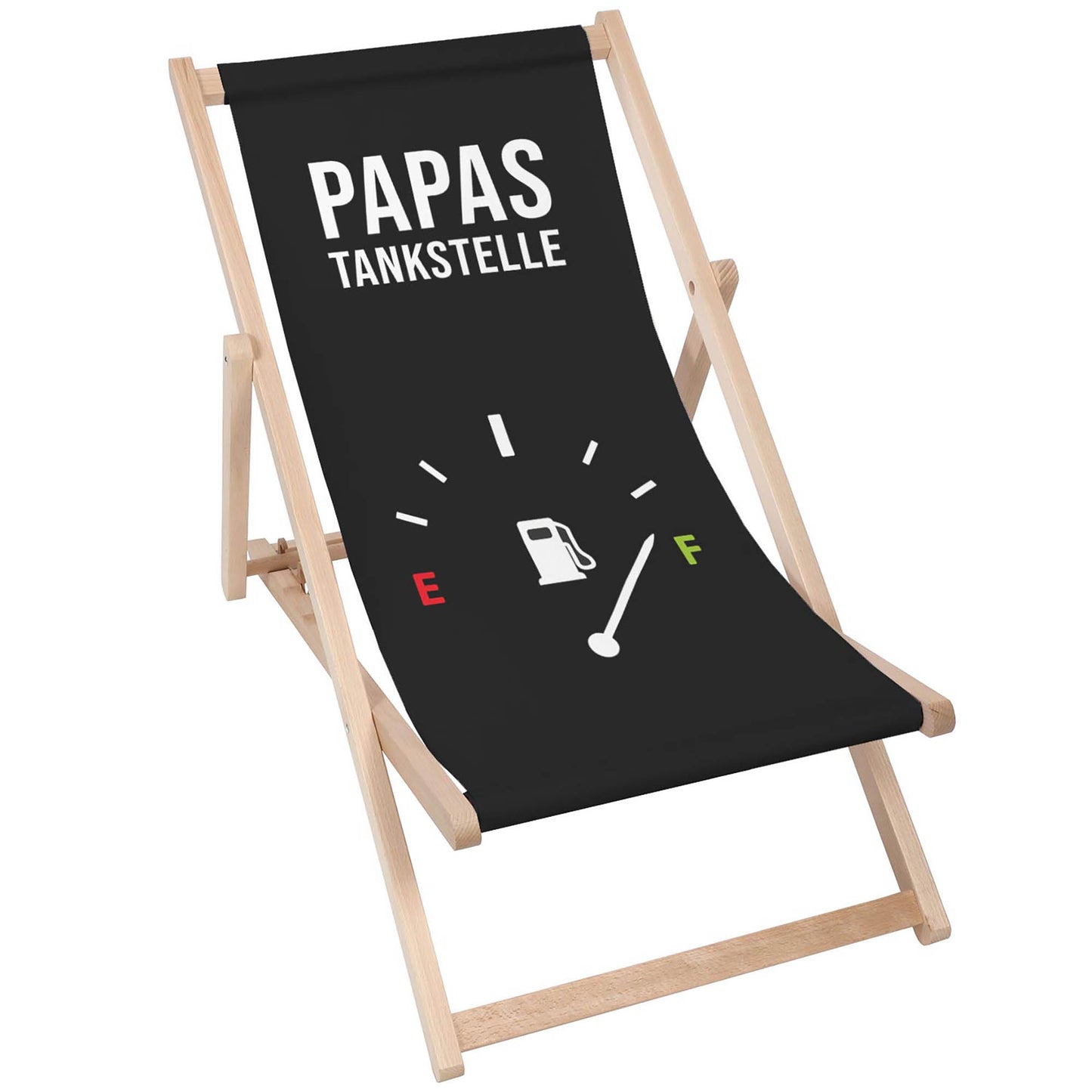 Holz Liegestuhl Papas Tankstelle