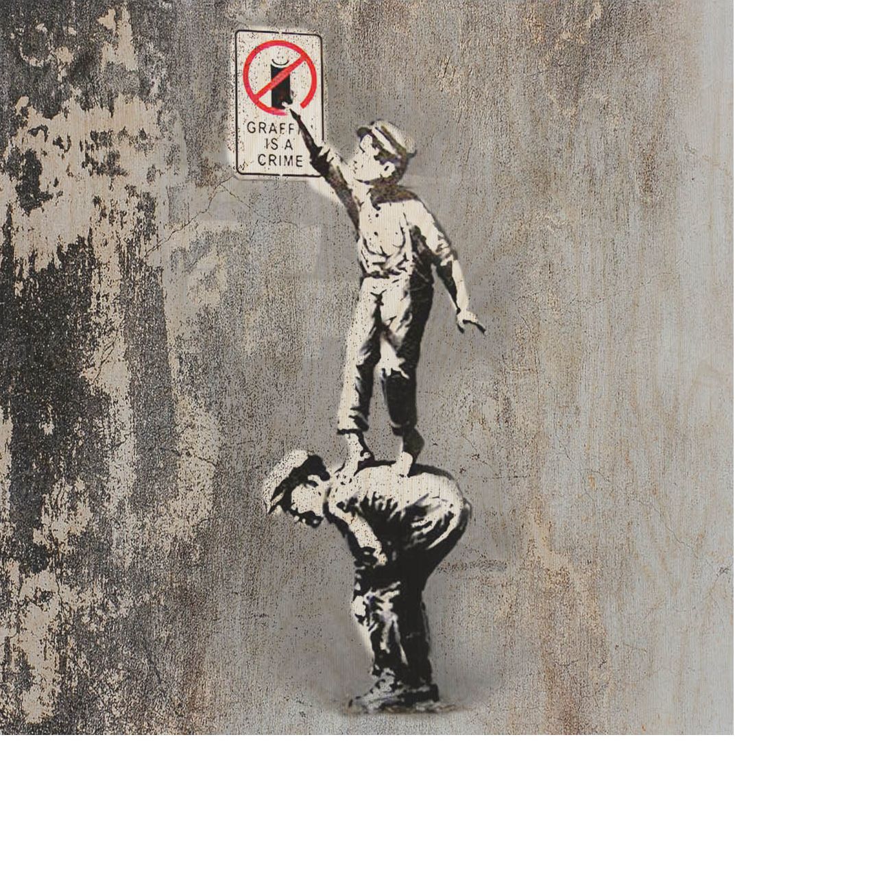 Kaffeetisch Graffiti Is A Crime