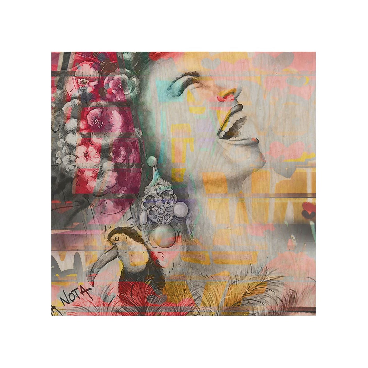 Kaffeetisch Graffiti Happines