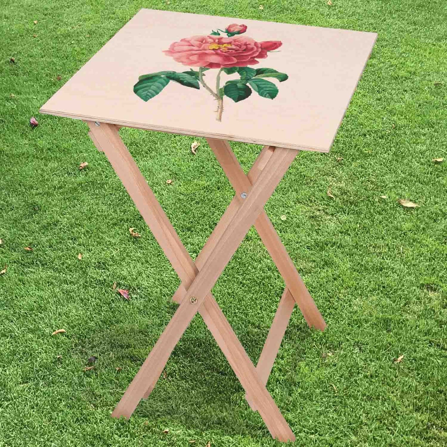 Kaffeetisch Vintage Pink Flowers