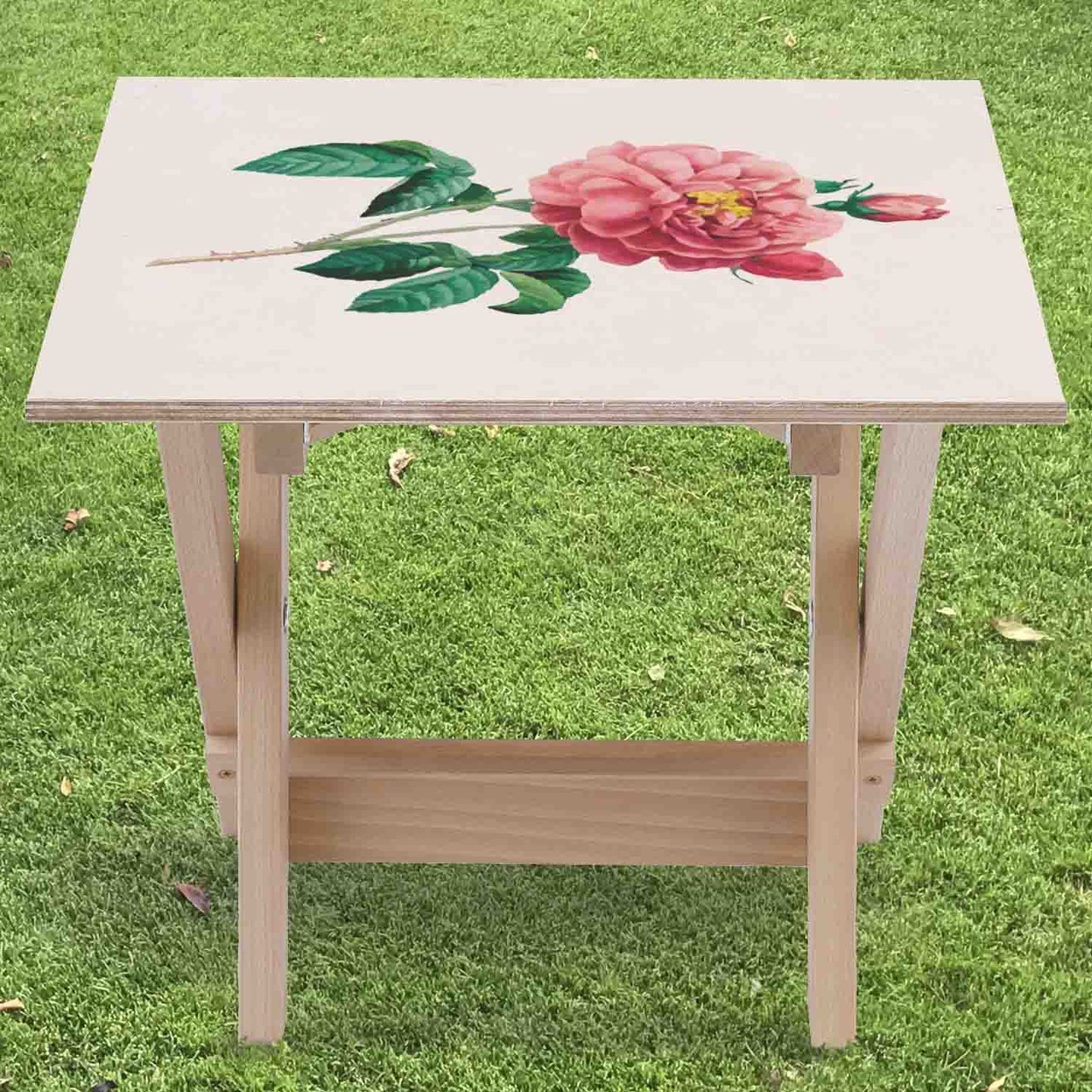 Kaffeetisch Vintage Pink Flowers