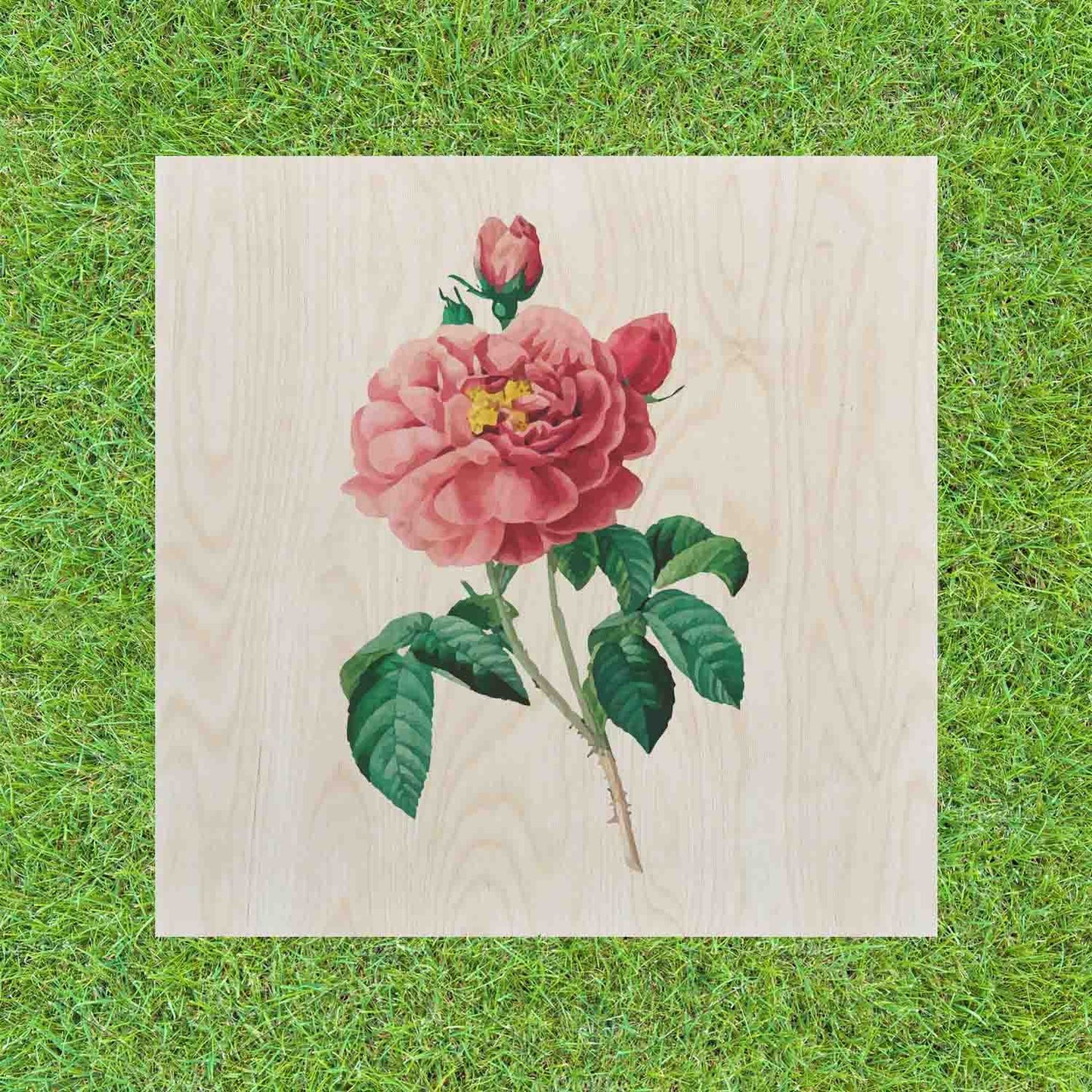 Kaffeetisch Vintage Pink Flowers