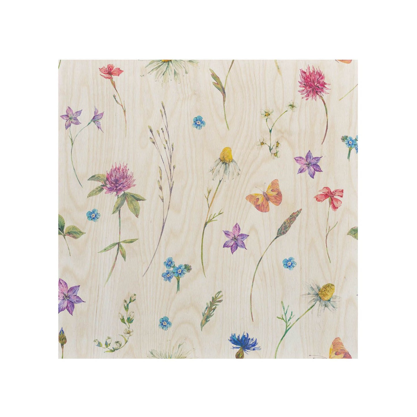Kaffeetisch Watercolor Wild Flowers