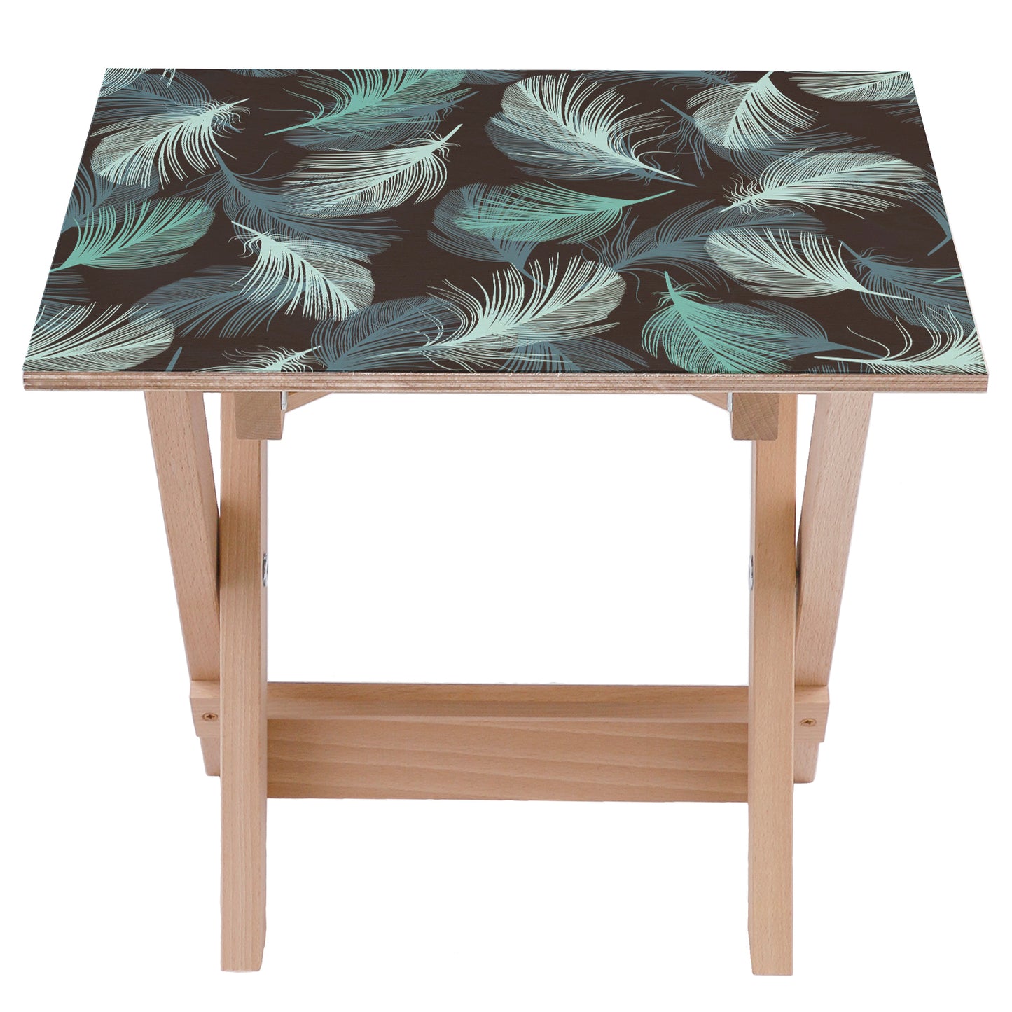 Kaffeetisch Turquoise Feathers