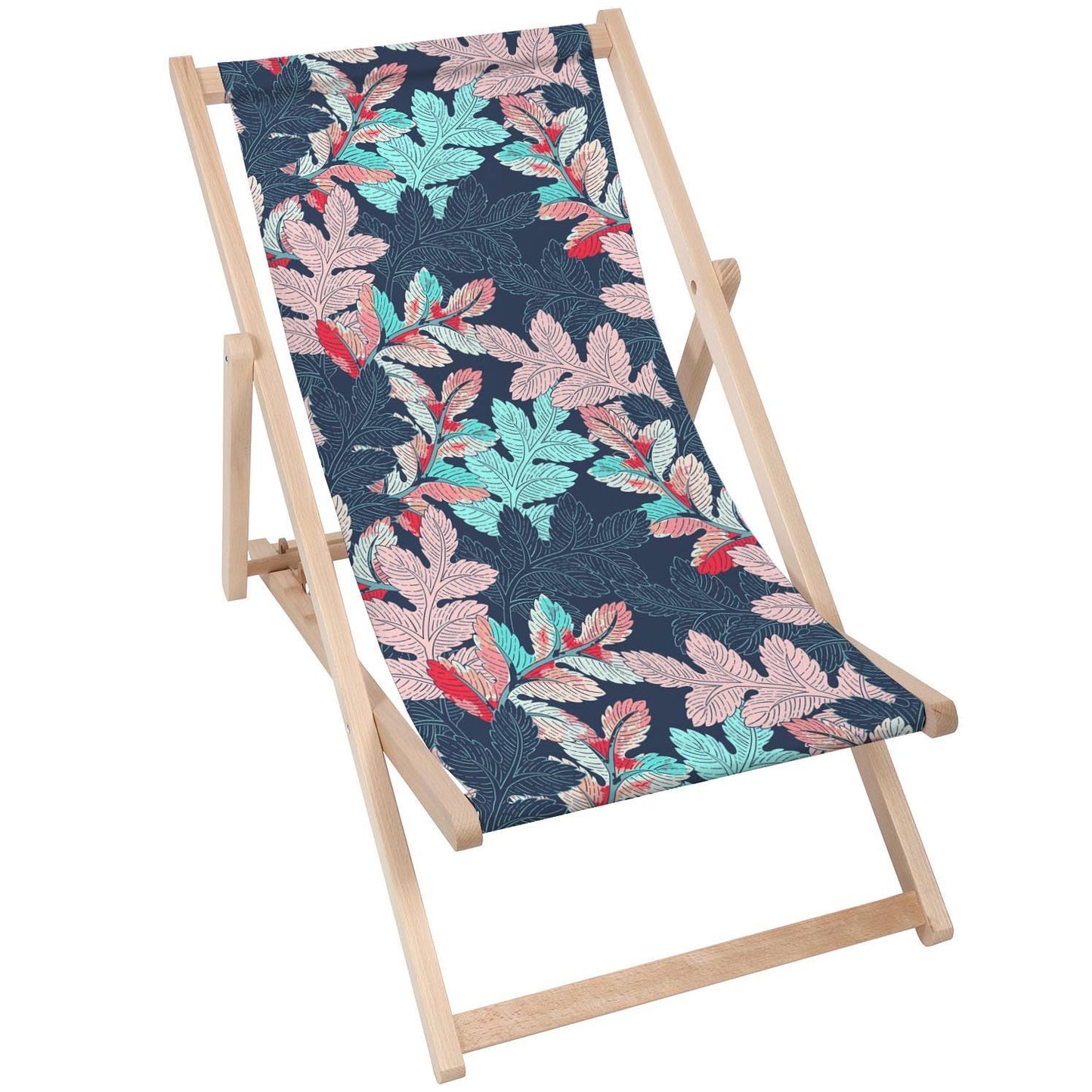 Holz Liegestuhl Neon Leaves - esunbed