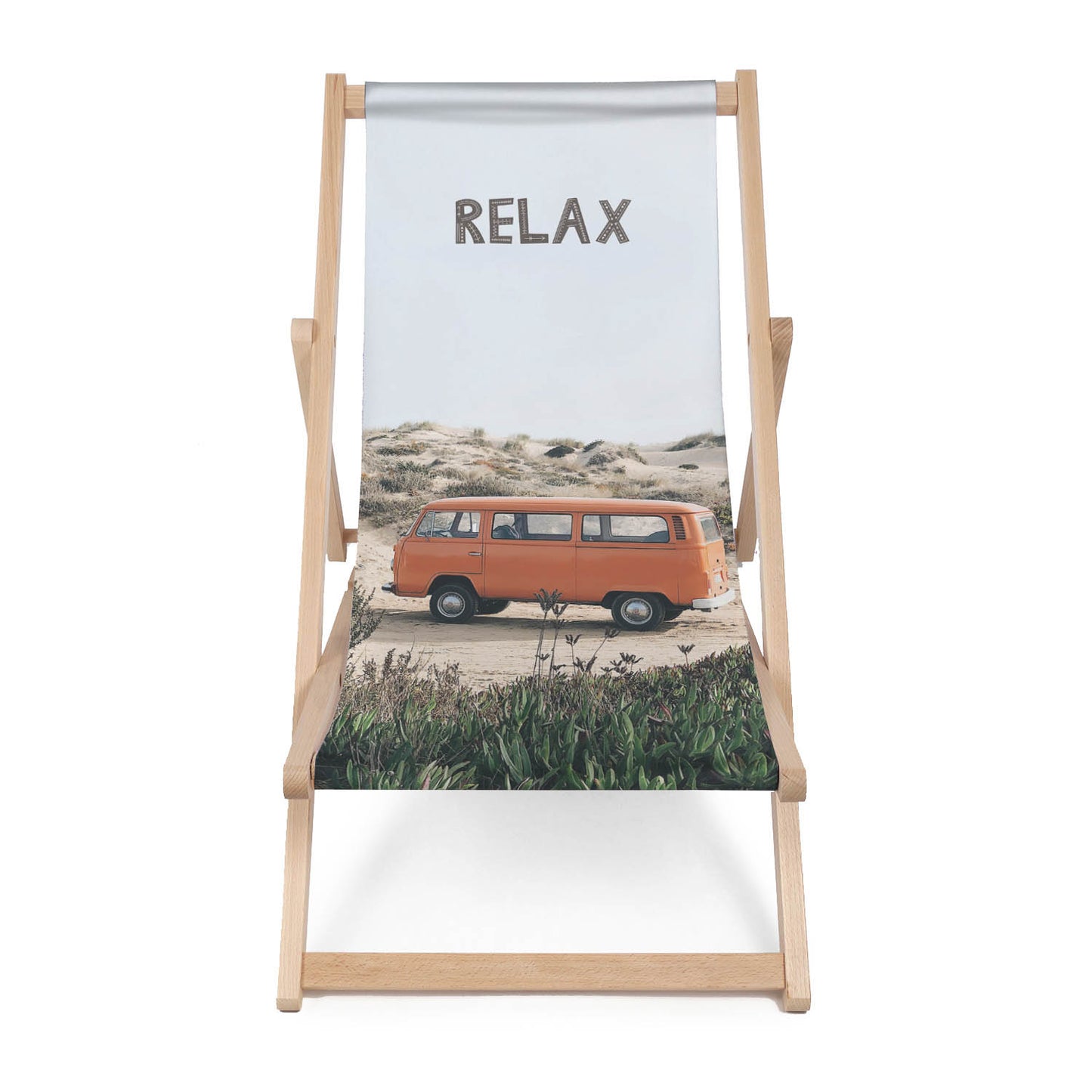 Holz Liegestuhl Relax