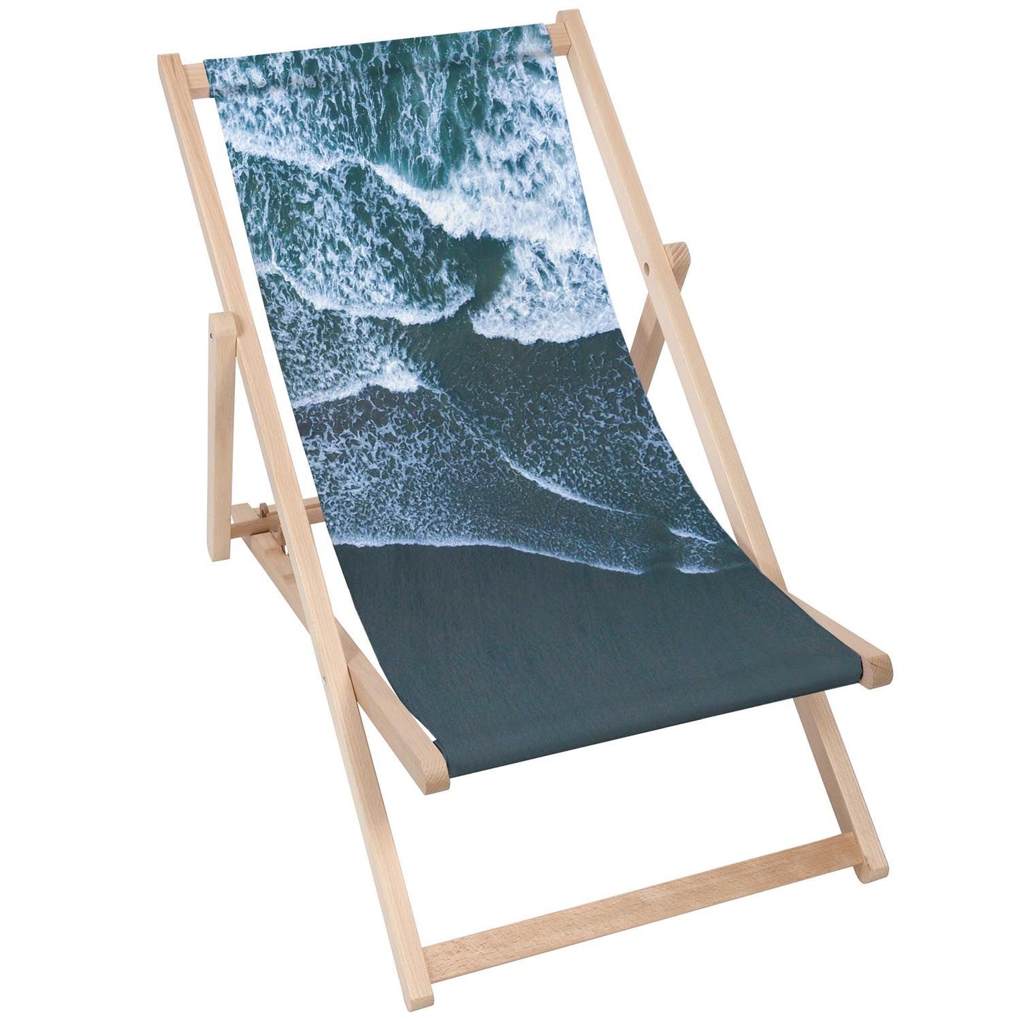 Holz Liegestuhl Restless Ocean - esunbed