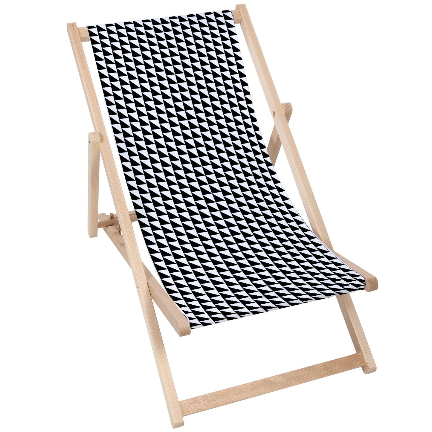 Holz Liegestuhl Triangles and Squares - esunbed