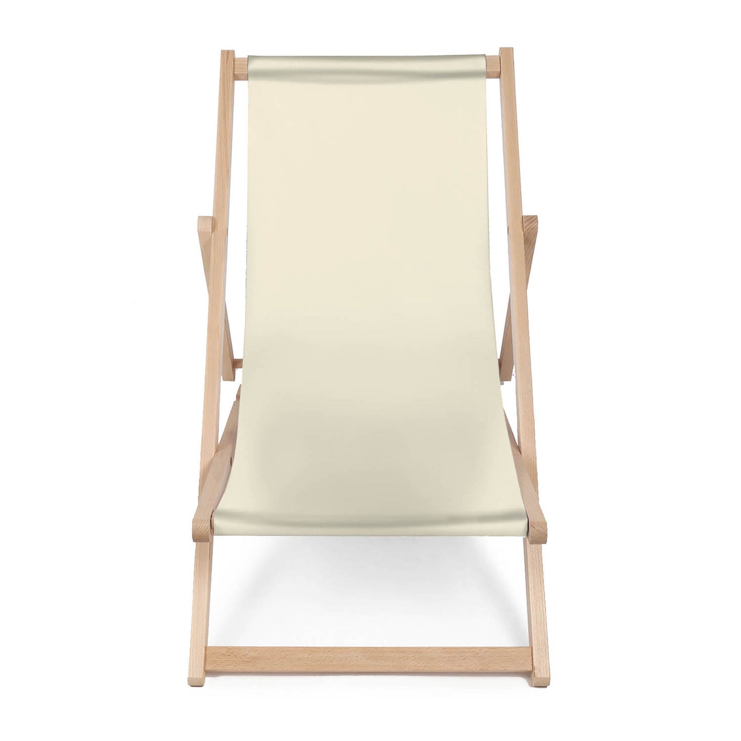 Holz Liegestuhl Creme - esunbed