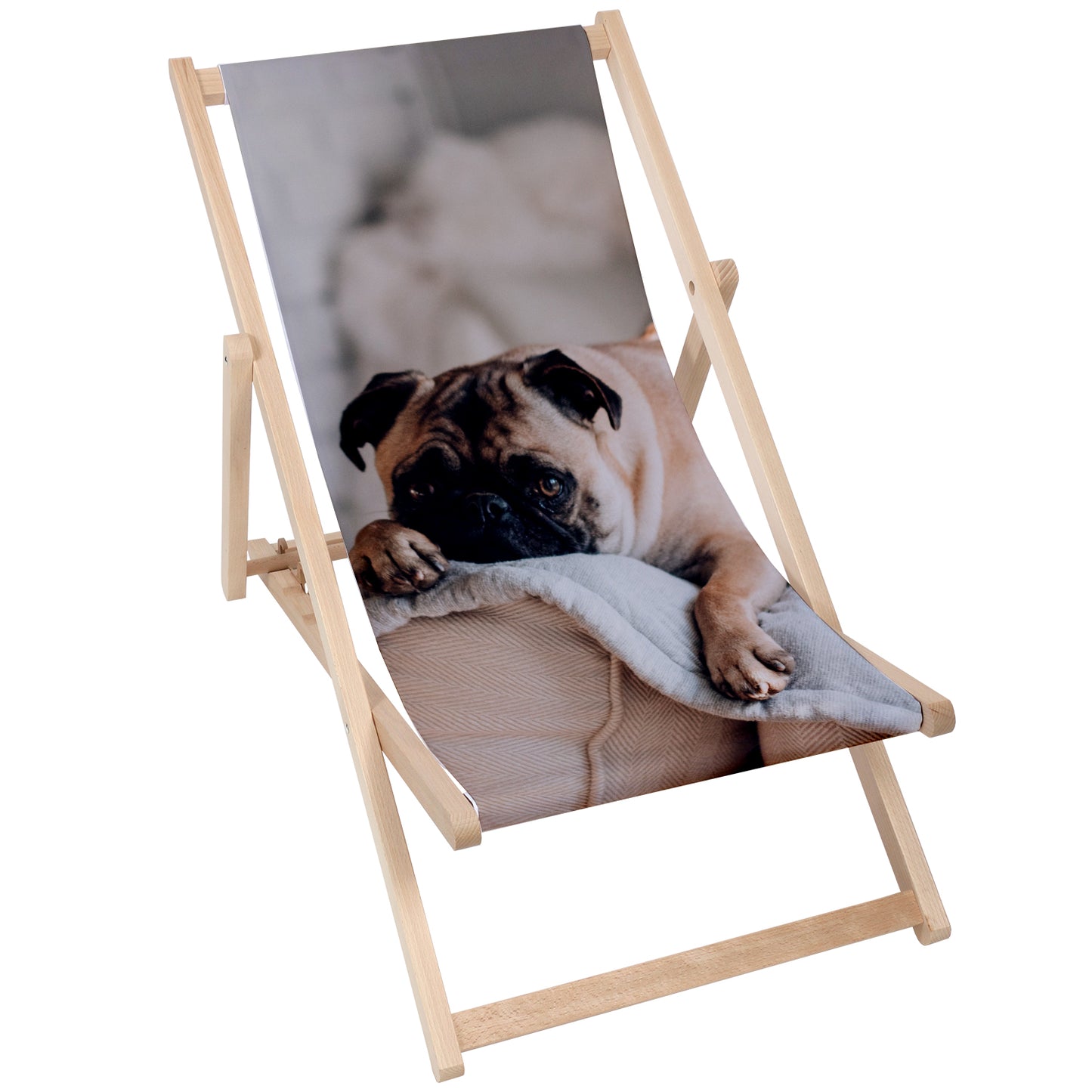 Holz Liegestuhl Bored Mops