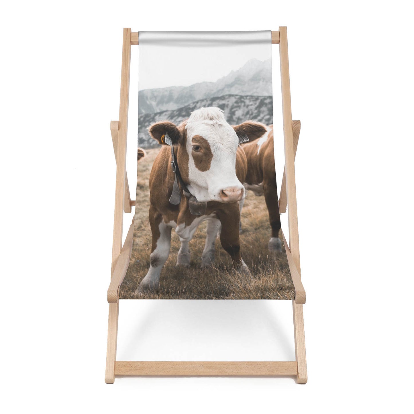 Holz Liegestuhl Cow - esunbed