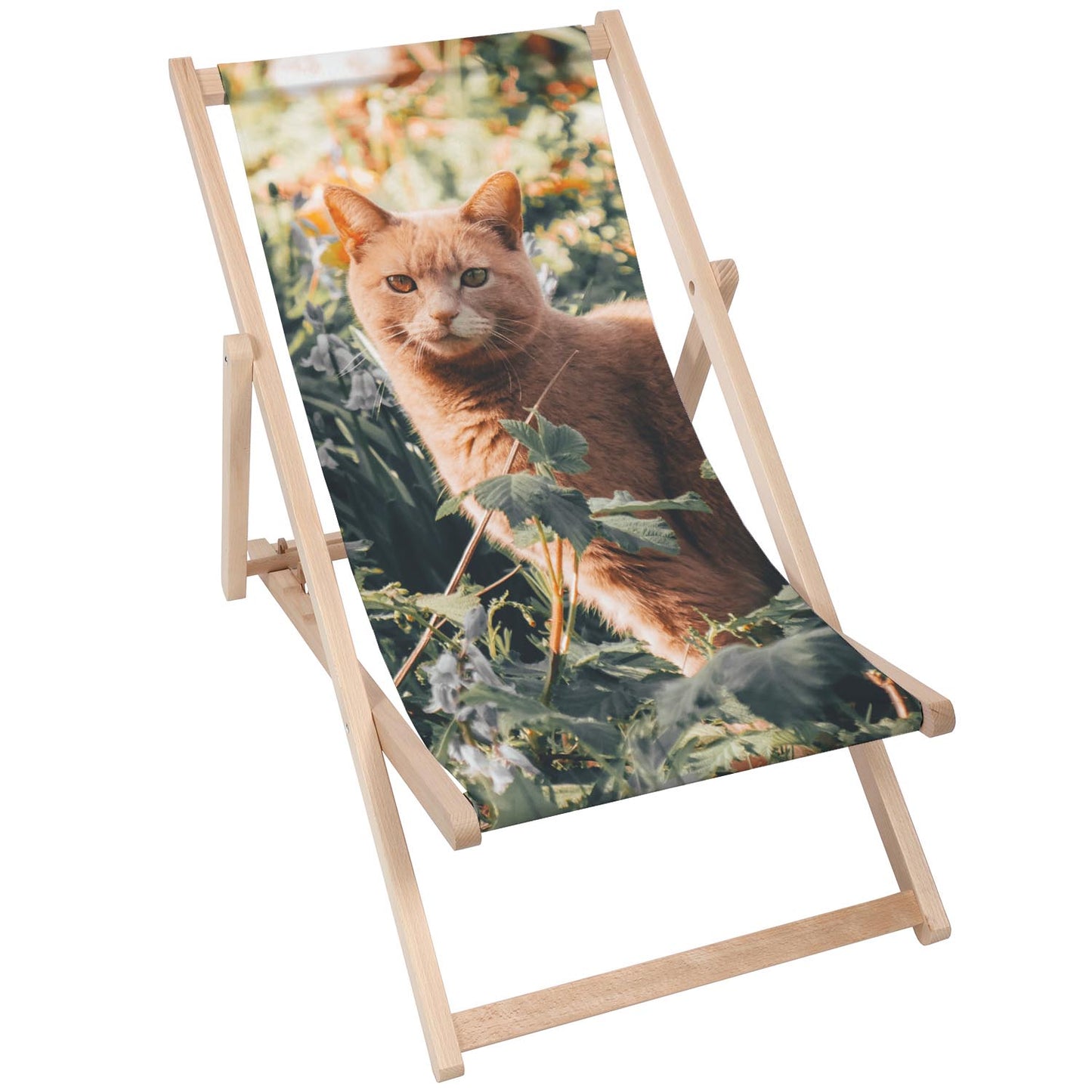 Holz Liegestuhl Red Cat 2 - esunbed