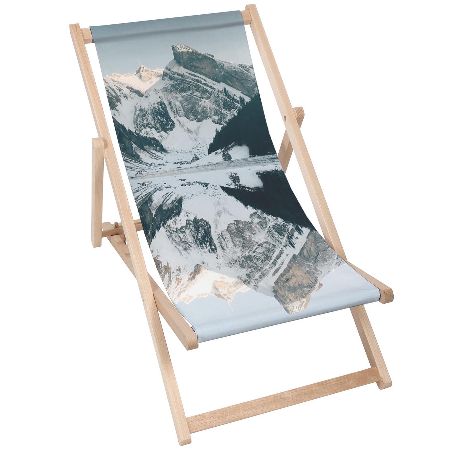 Holz Liegestuhl Snow Capped Peaks - esunbed