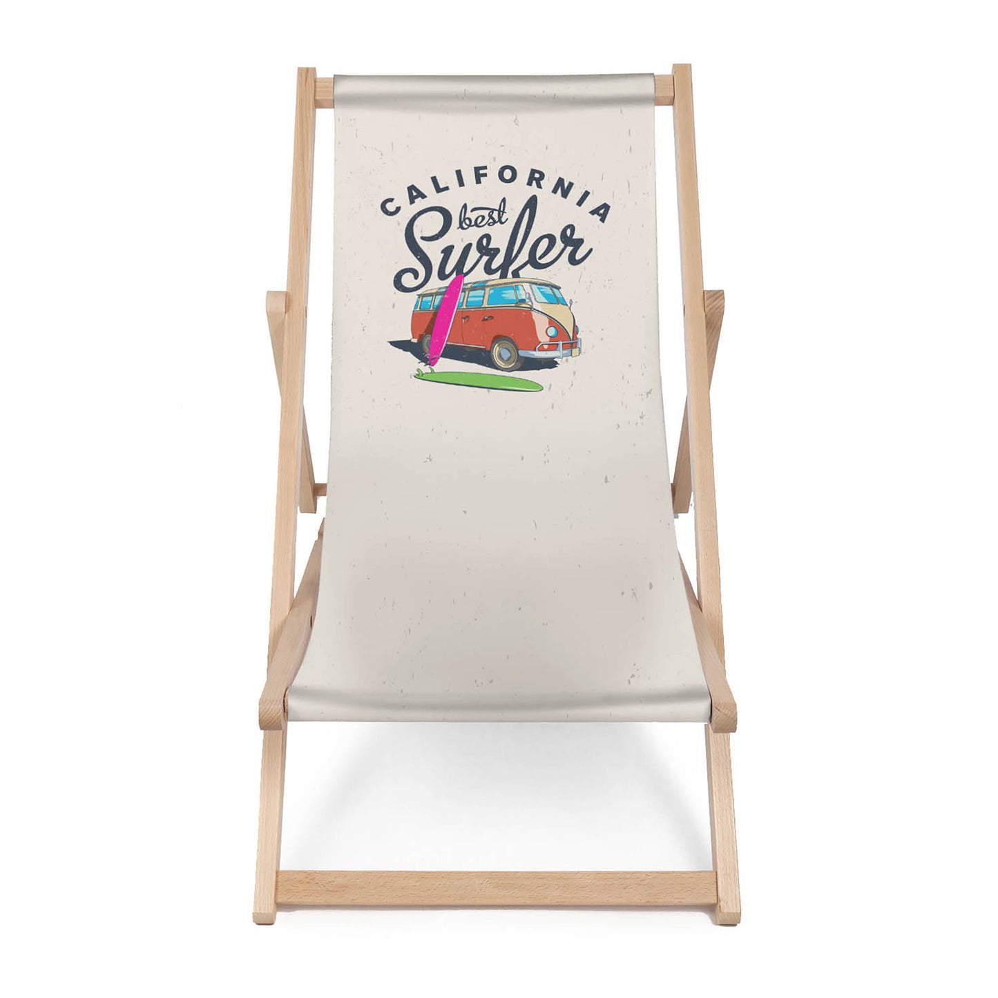 Holz Liegestuhl California Surfer