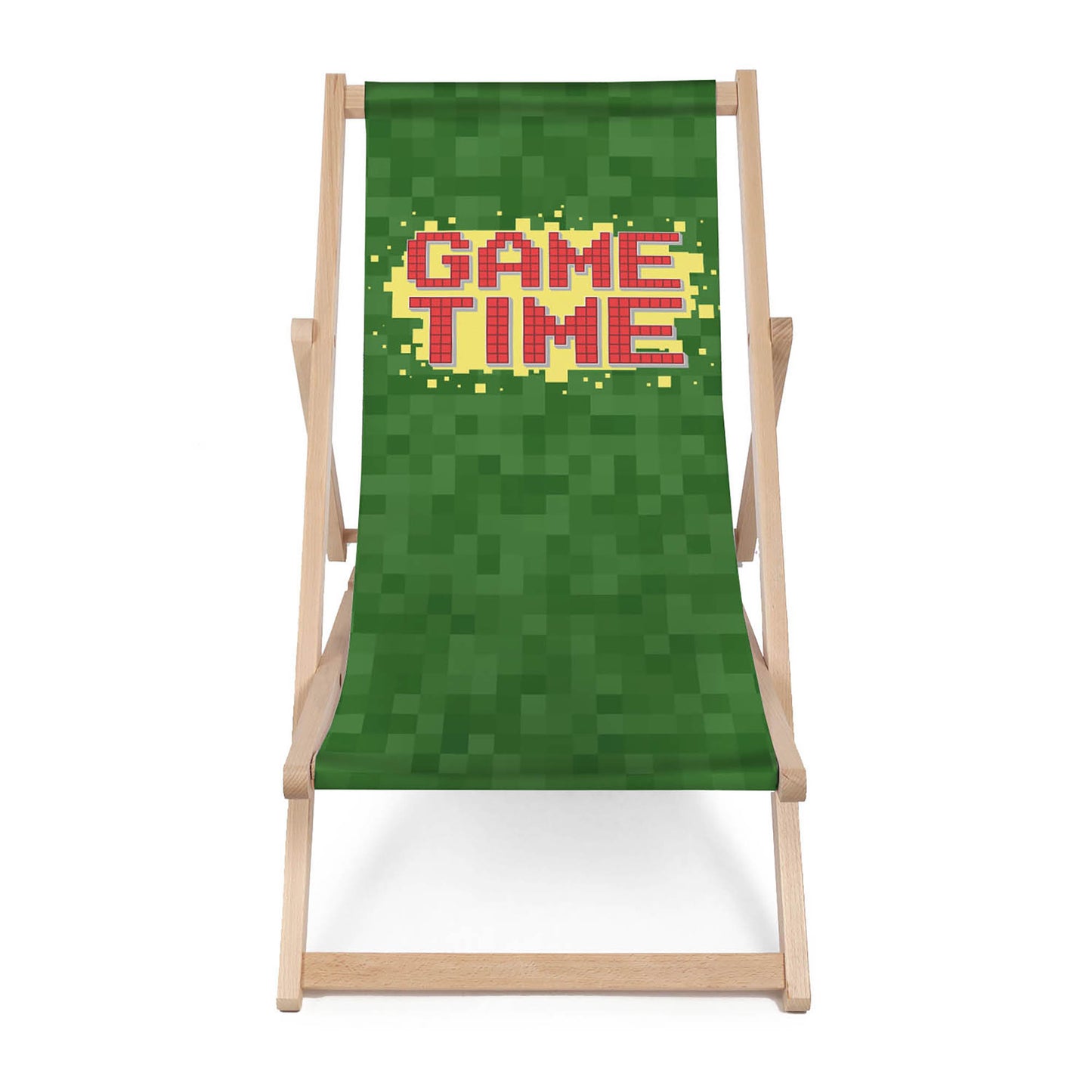 Holz Liegestuhl Game Time