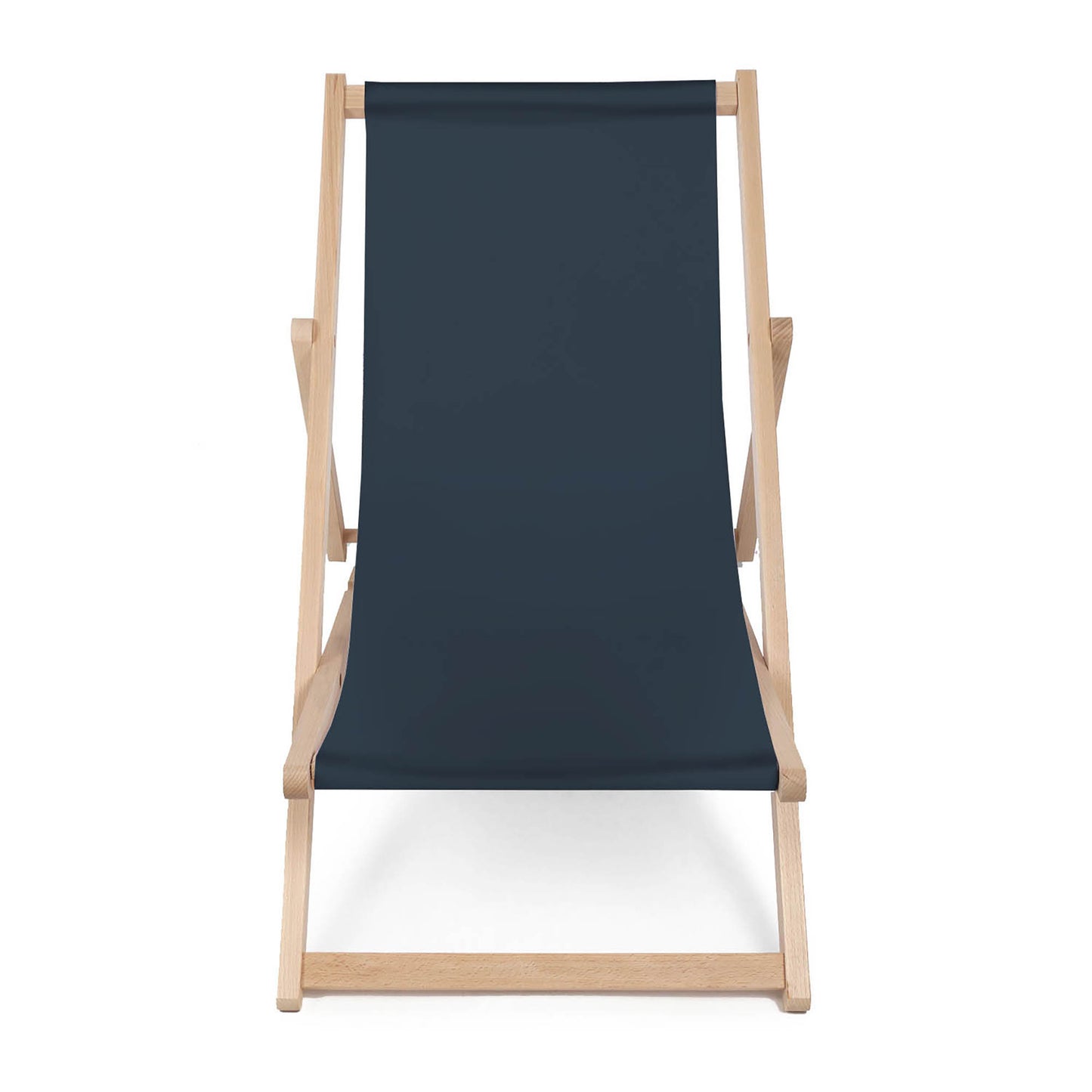 Holz Liegestuhl Navy - esunbed