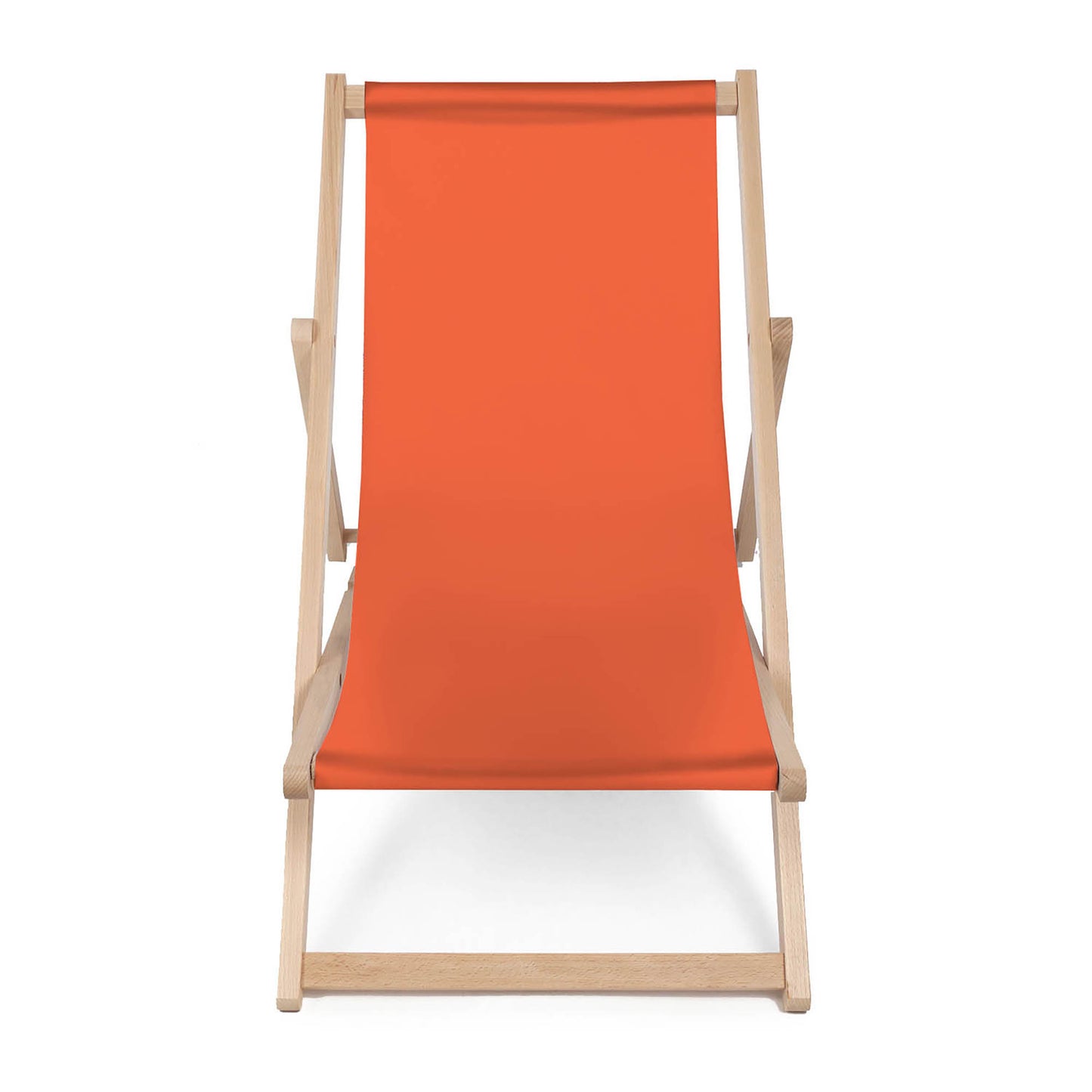 Holz Liegestuhl Orange - esunbed