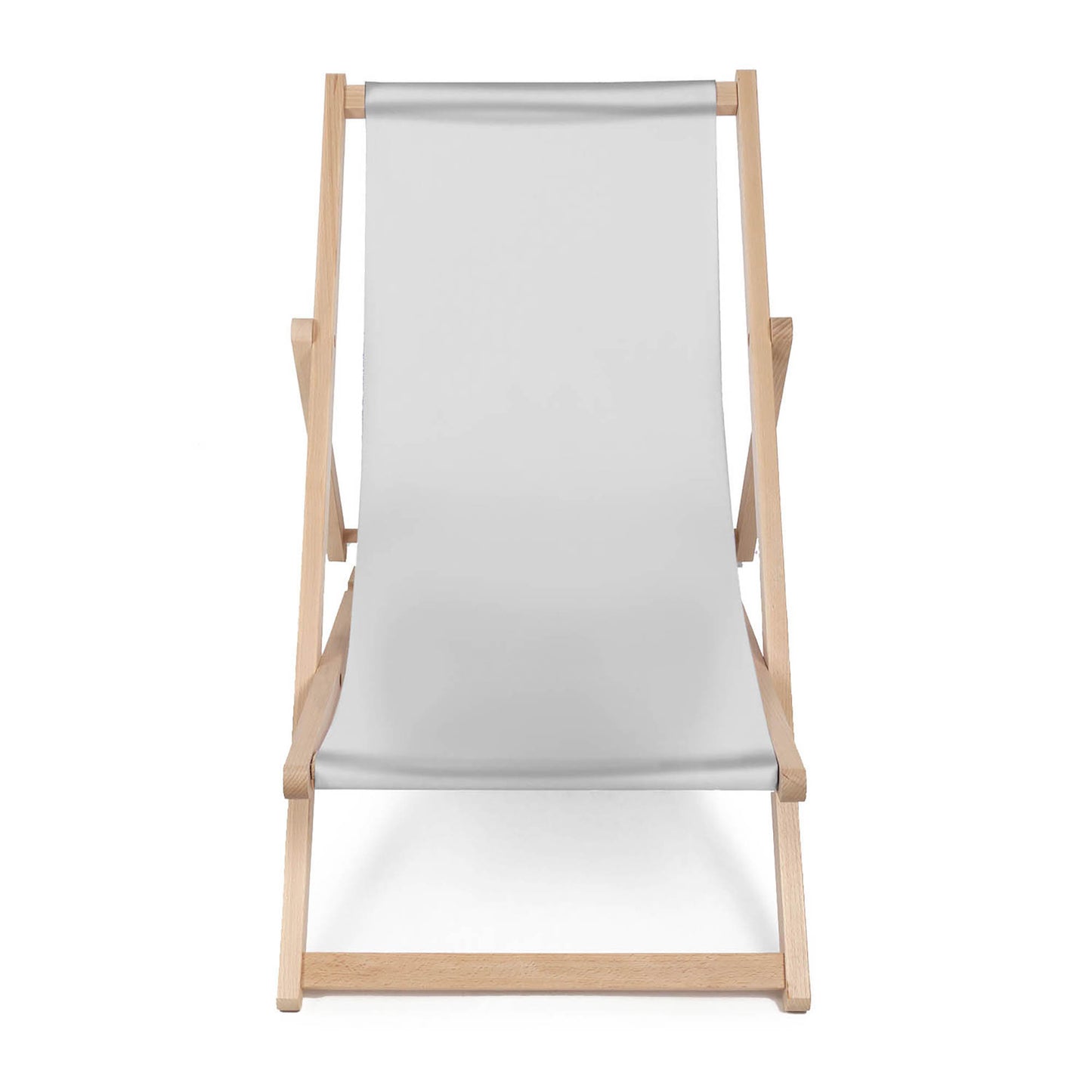 Holz Liegestuhl Pale Grey - esunbed