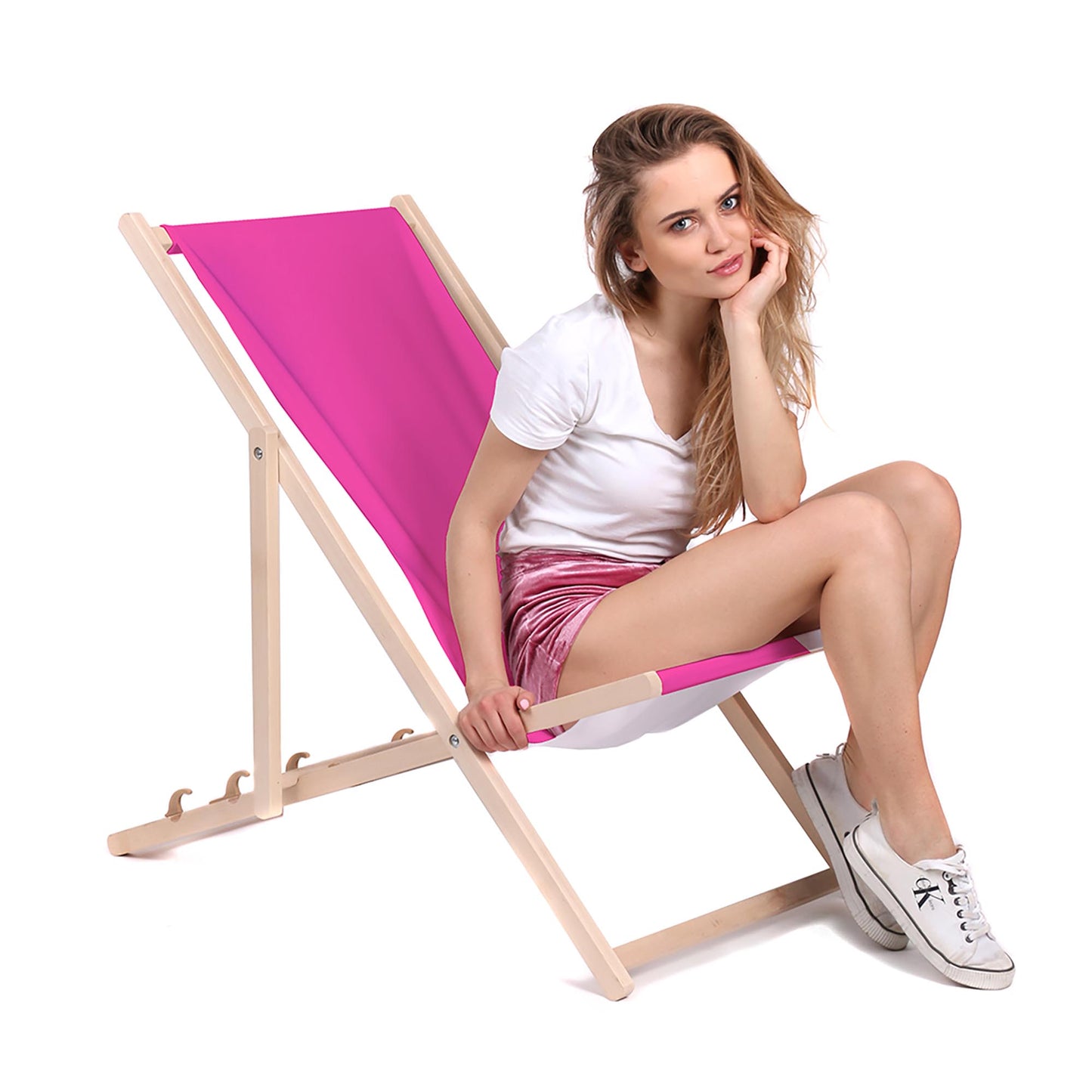 Holz Liegestuhl Rose - esunbed