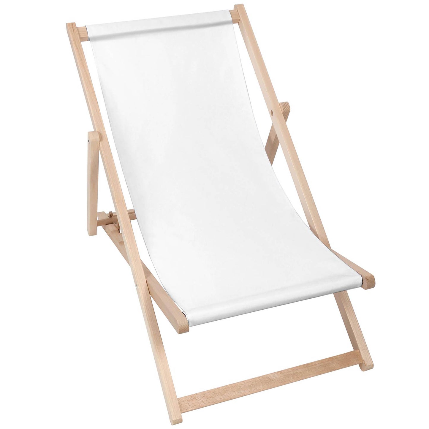 Holz Liegestuhl White - esunbed