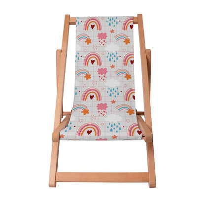 Liegestuhl für Kinder Pink Rainbow