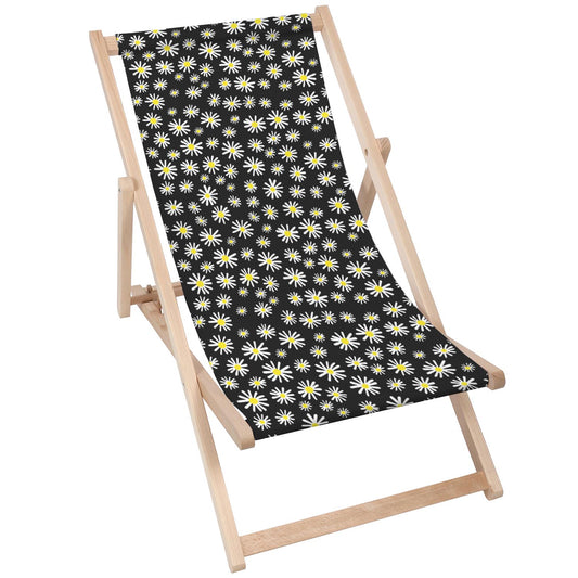 Holz Liegestuhl Simple Daisy