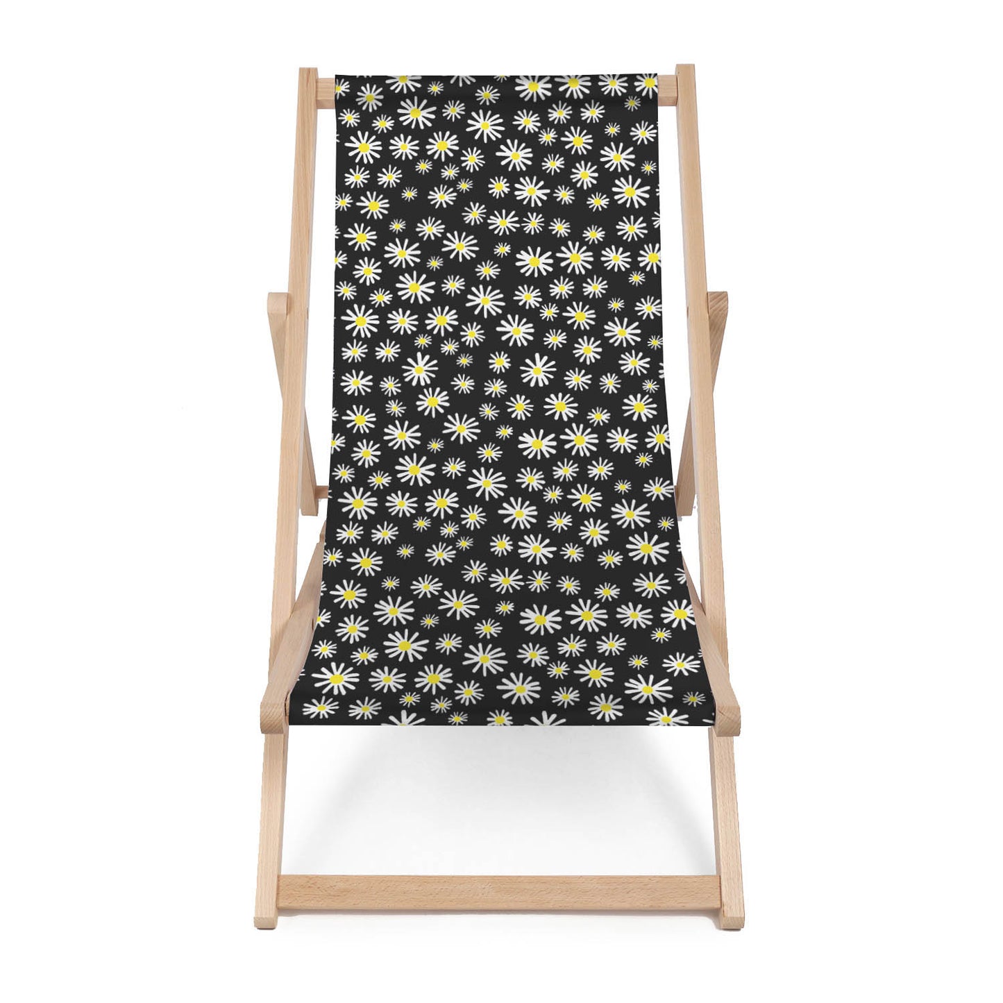 Holz Liegestuhl Simple Daisy