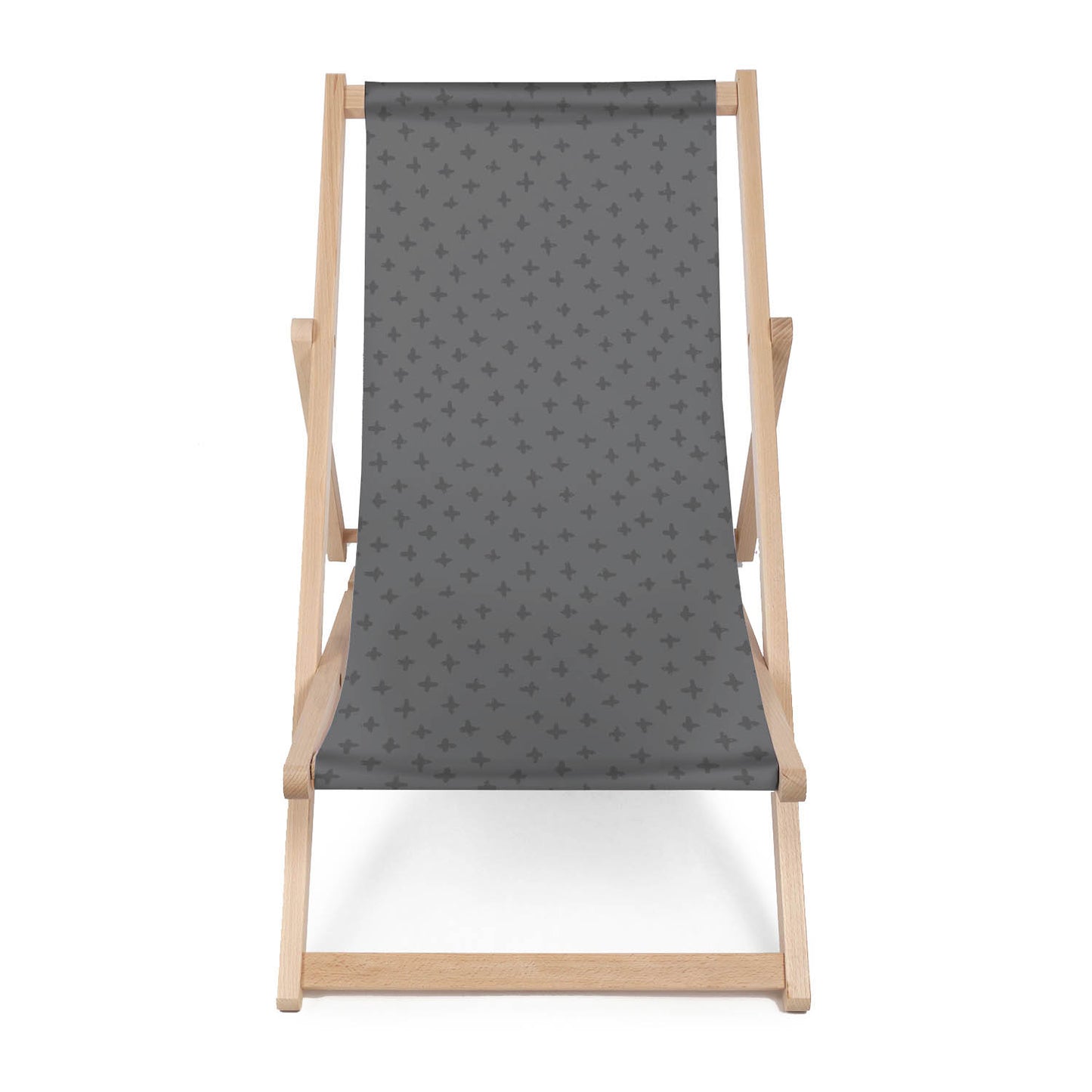 Holz Liegestuhl Grey Cross