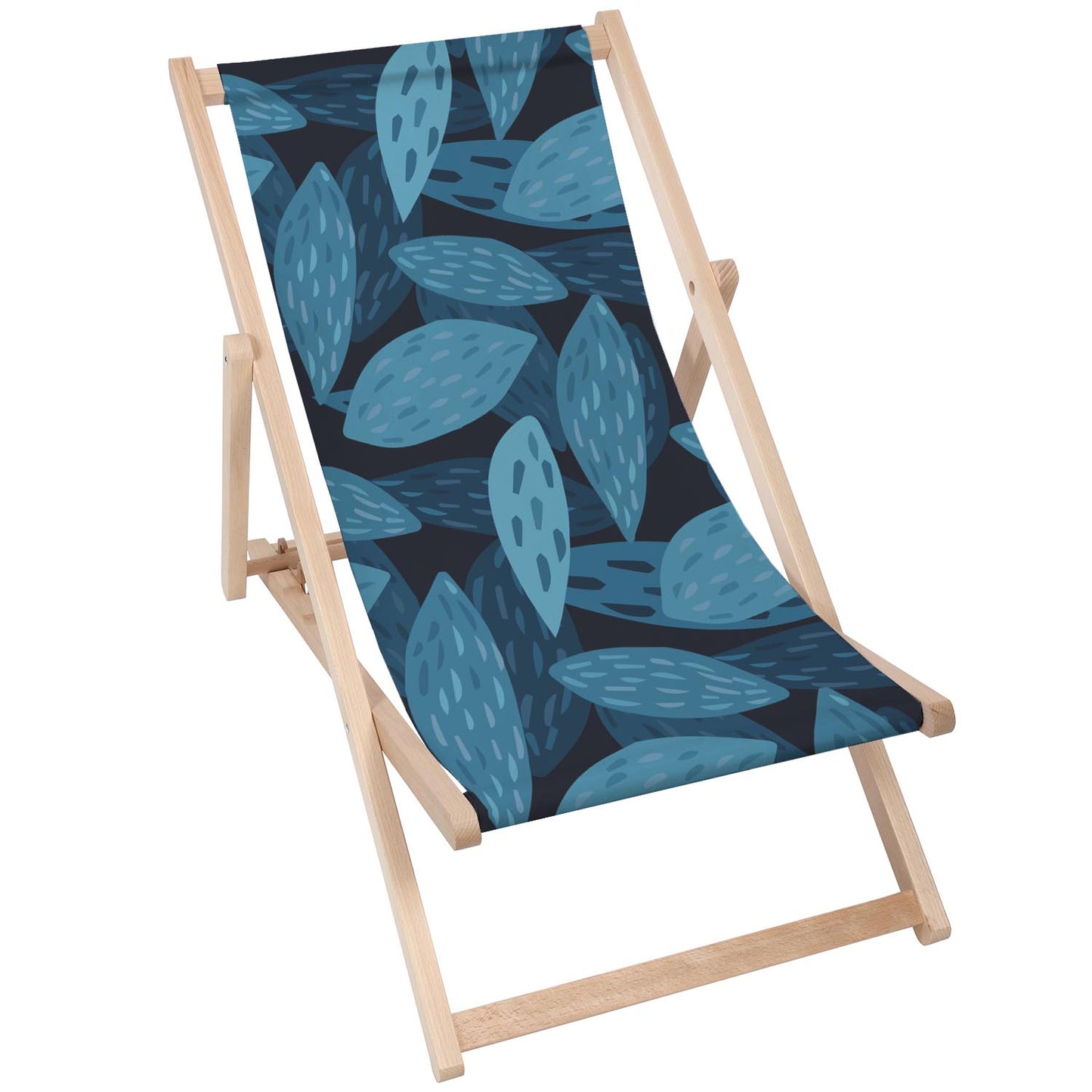 Holz Liegestuhl Blue Organic