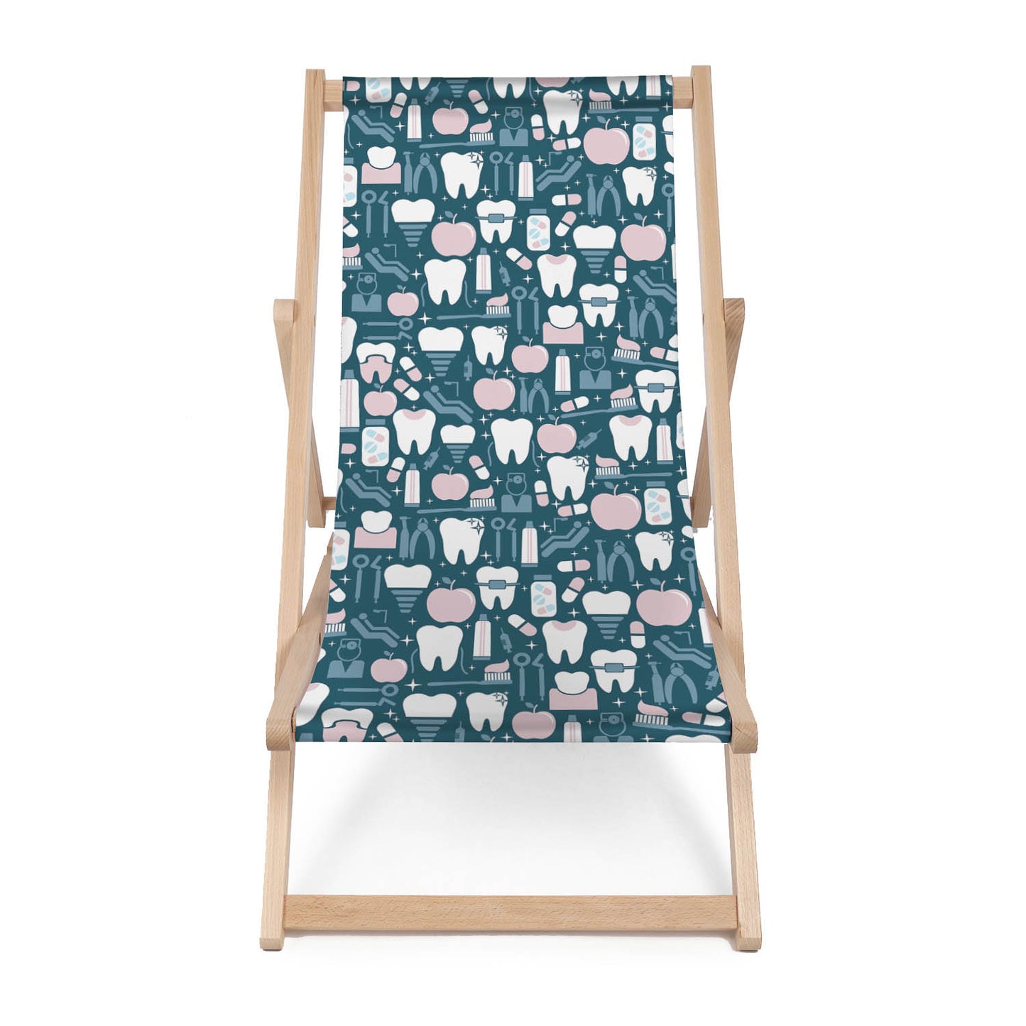 Holz Liegestuhl Dentist Pattern