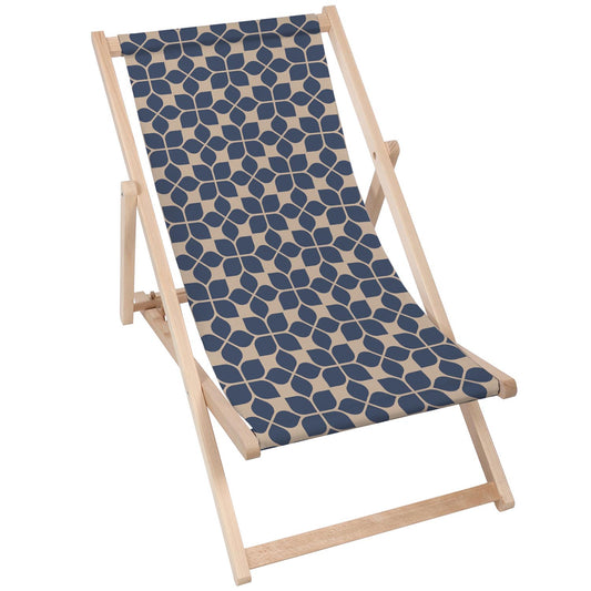 Holz Liegestuhl Oriental Pattern