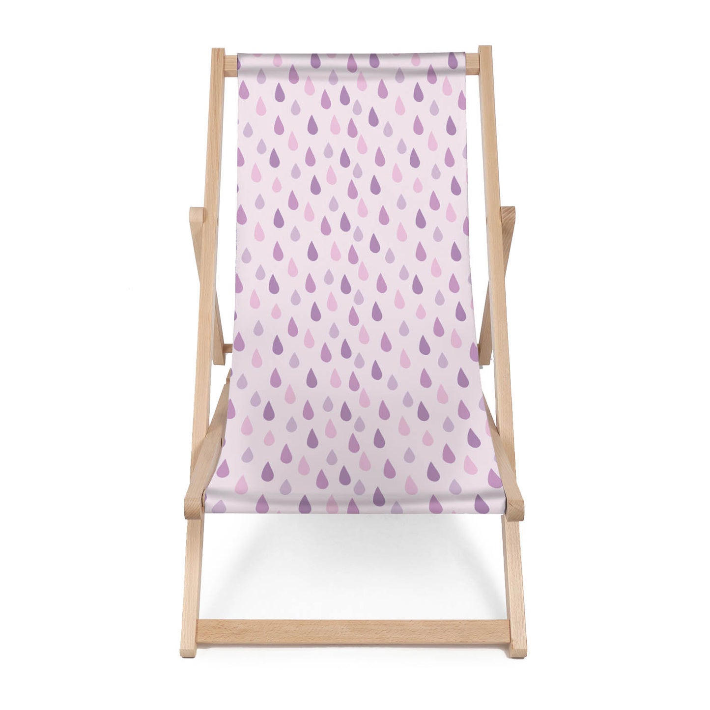 Holz Liegestuhl Pink Rain