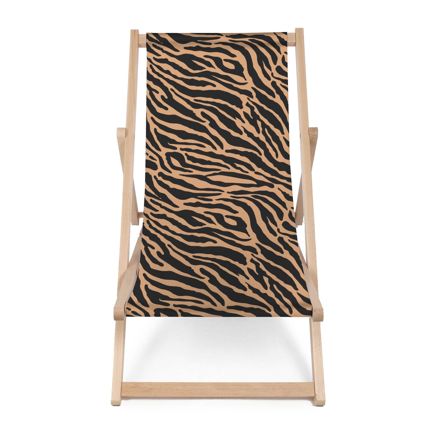 Holz Liegestuhl Tiger Skin