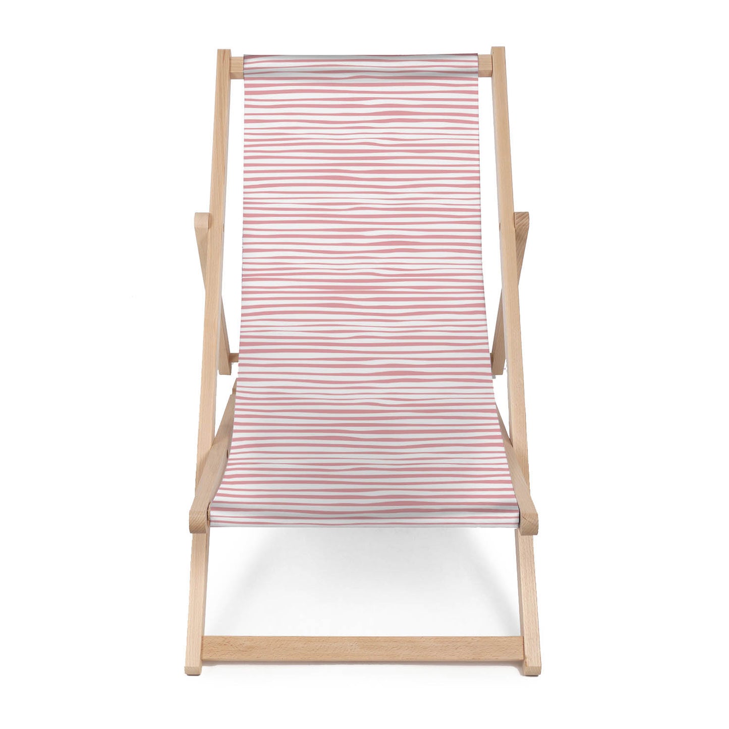 Holz Liegestuhl Pink Stripes