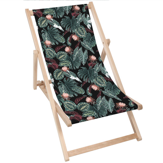 Holz Liegestuhl Red Tropical Alocasia