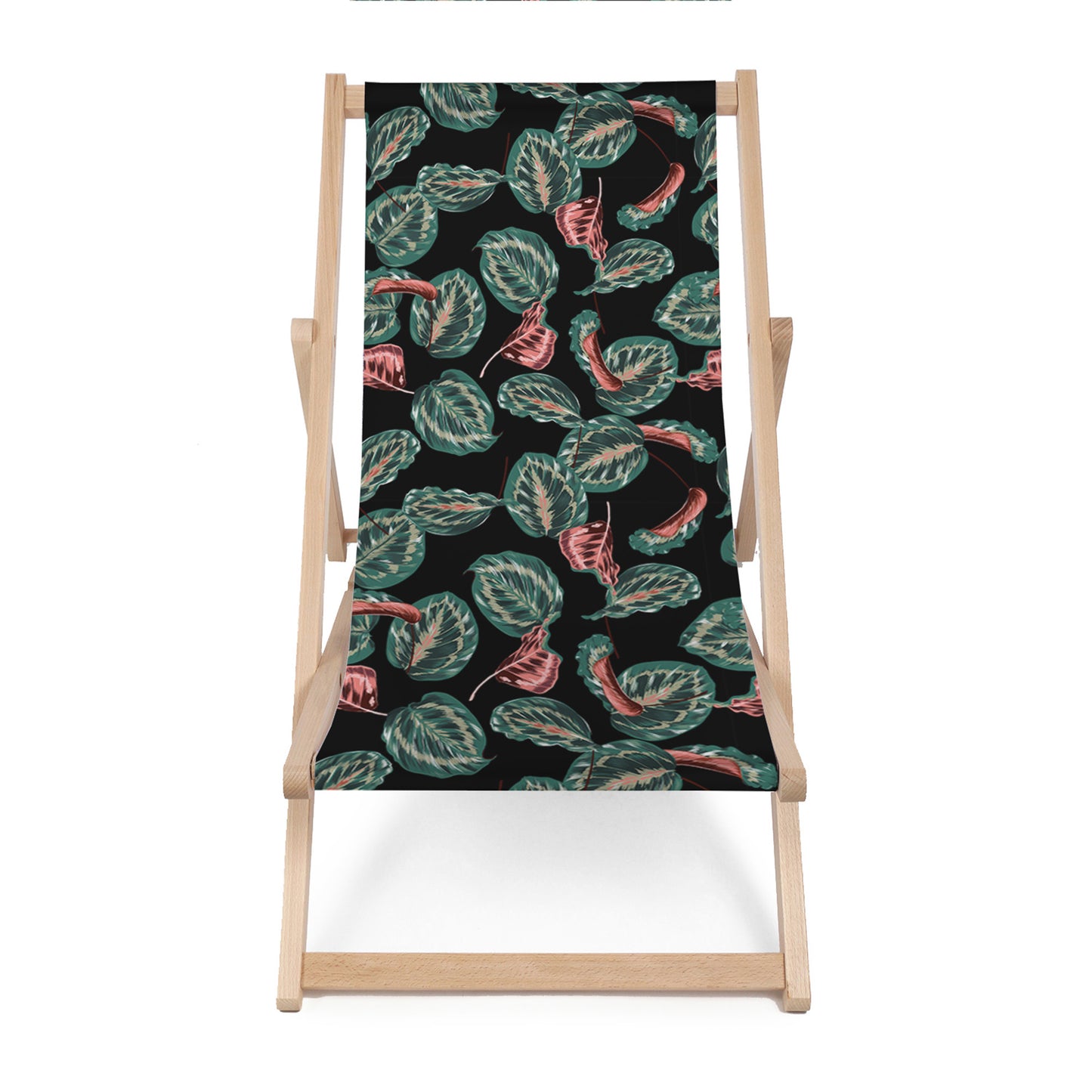 Holz Liegestuhl Red Tropical Maranta