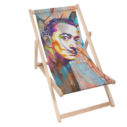 Holz Liegestuhl Dali Colourful - esunbed