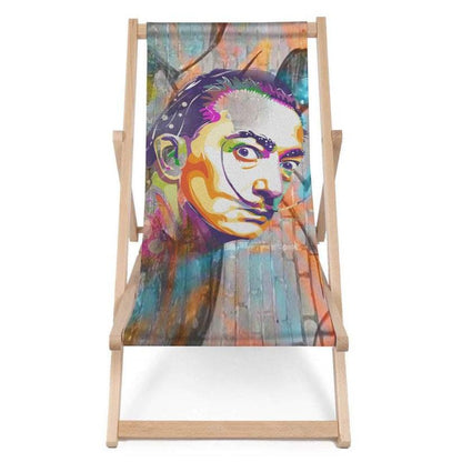 Holz Liegestuhl Dali Colourful - esunbed