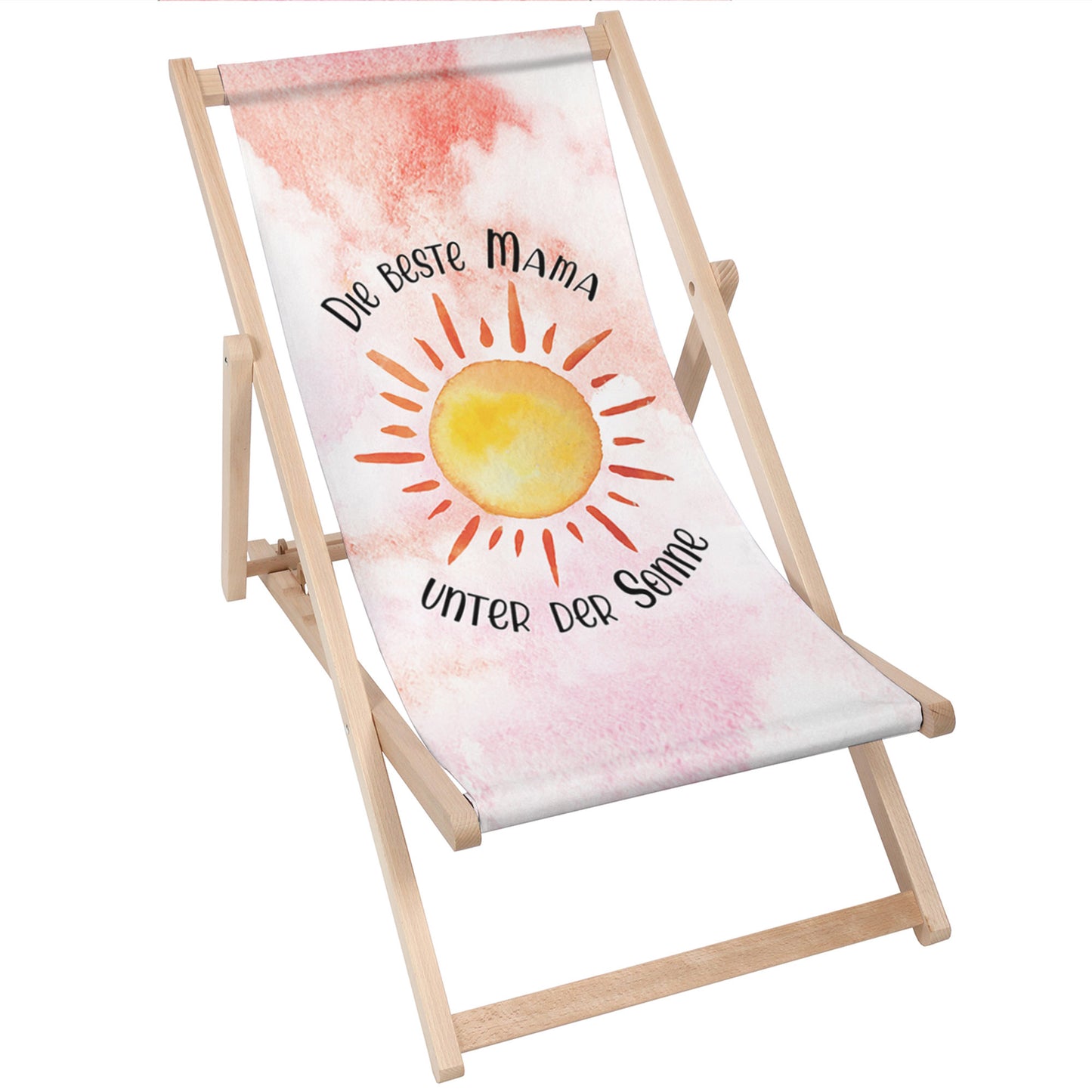 Holz Liegestuhl Die Beste Mama Unter Der Sonne