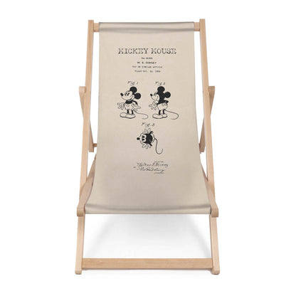 Holz Liegestuhl Mickey Mouse