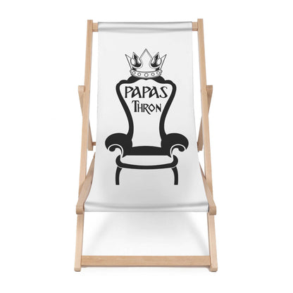 Holz Liegestuhl Papas Thron