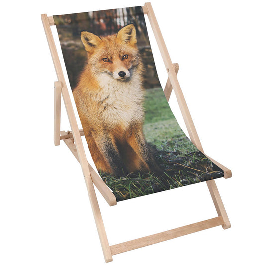 Holz Liegestuhl Fox Life