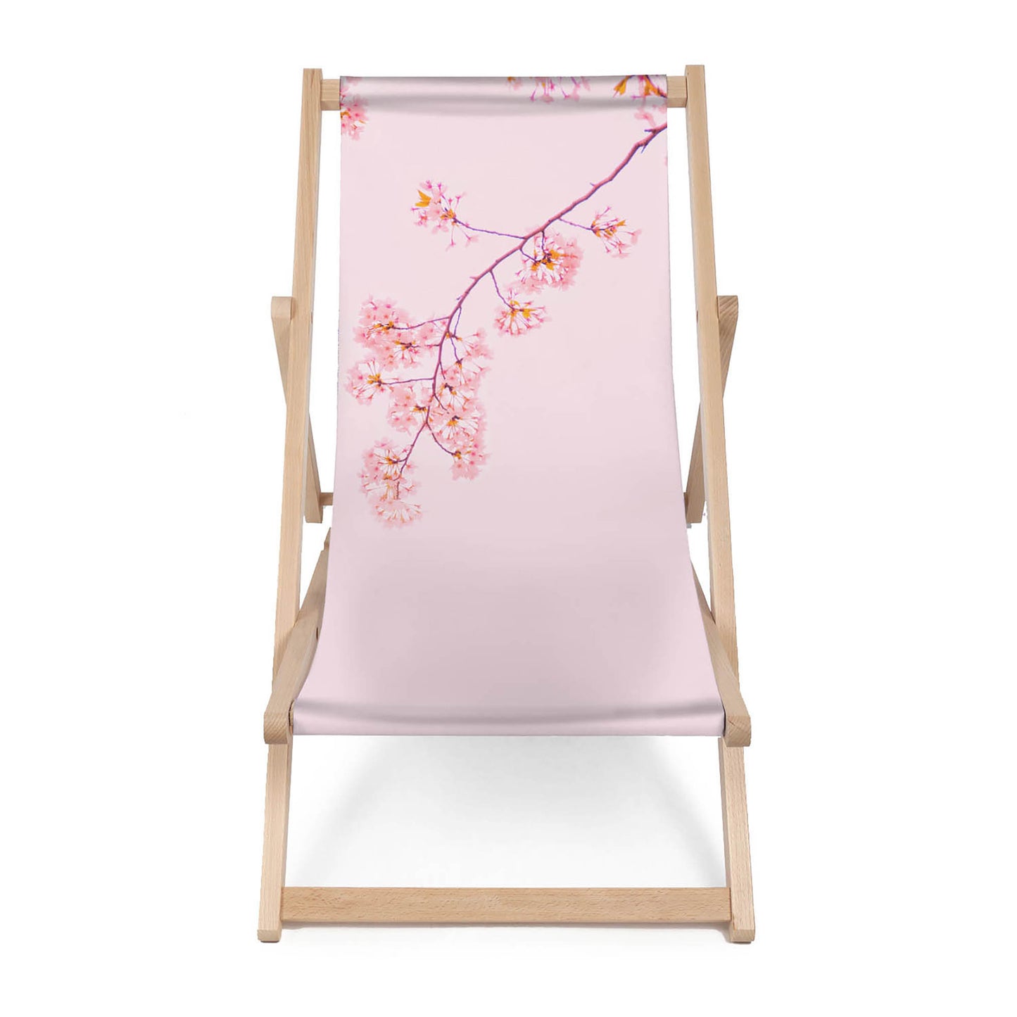 Holz Liegestuhl Pink Floral Vibes