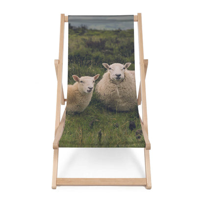 Holz Liegestuhl Sheeps Life